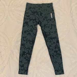 Gymshark Dark Green Camo Leggings